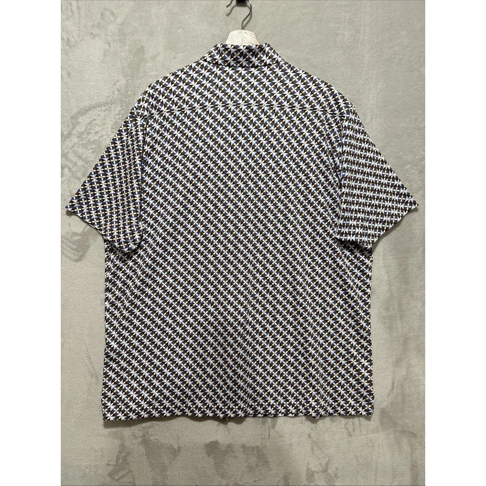 Hart‎ Schaffner Marx HartSoft Luxury Cotton 2XL Polo Golf Short Sleeve Button Up